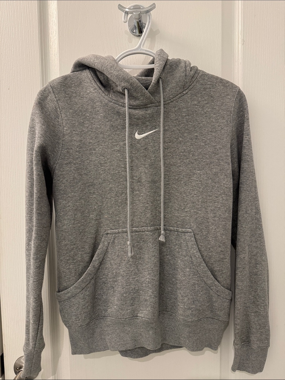 Nike Gray Pullover Cowl Neck Hoodie